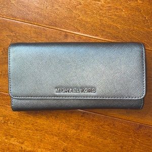 Silver Michael Kors Clutch